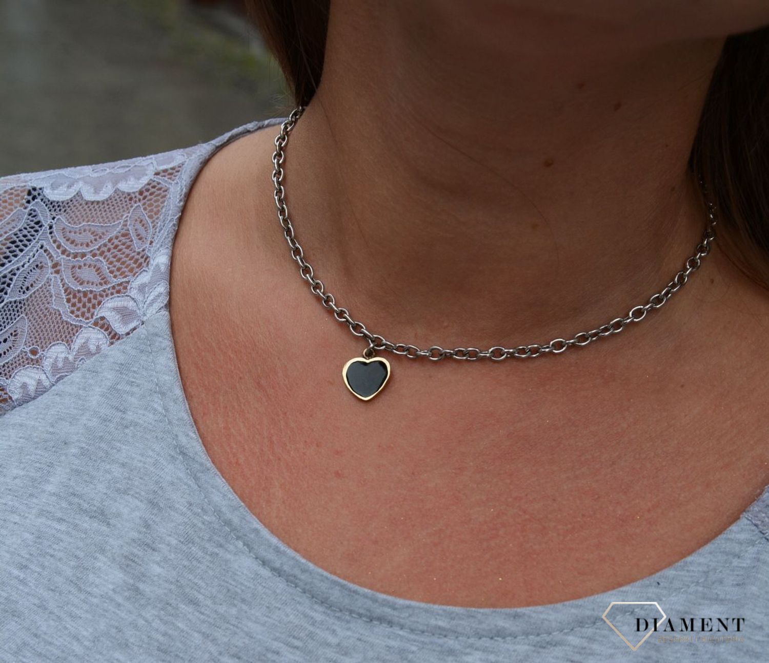 Srebrny naszyjnik z serduszkiem Fope Z1235.jpg